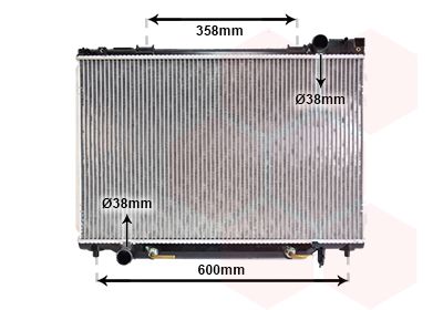 VAN WEZEL Radiators, Motora dzesēšanas sistēma 53002160